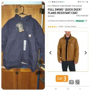 BRAND NEW FULL SWING QUICK DUCK FLAME RESISTANT